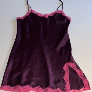 Victoria's Secret purple satin slip Purple Pink Satin Victorias Secret Slip Med